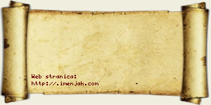 Boris Krnjinac vizit kartica